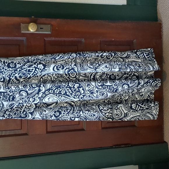 Talbots Knit Jersey Maxi Dress Paisley - Picture 7 of 9
